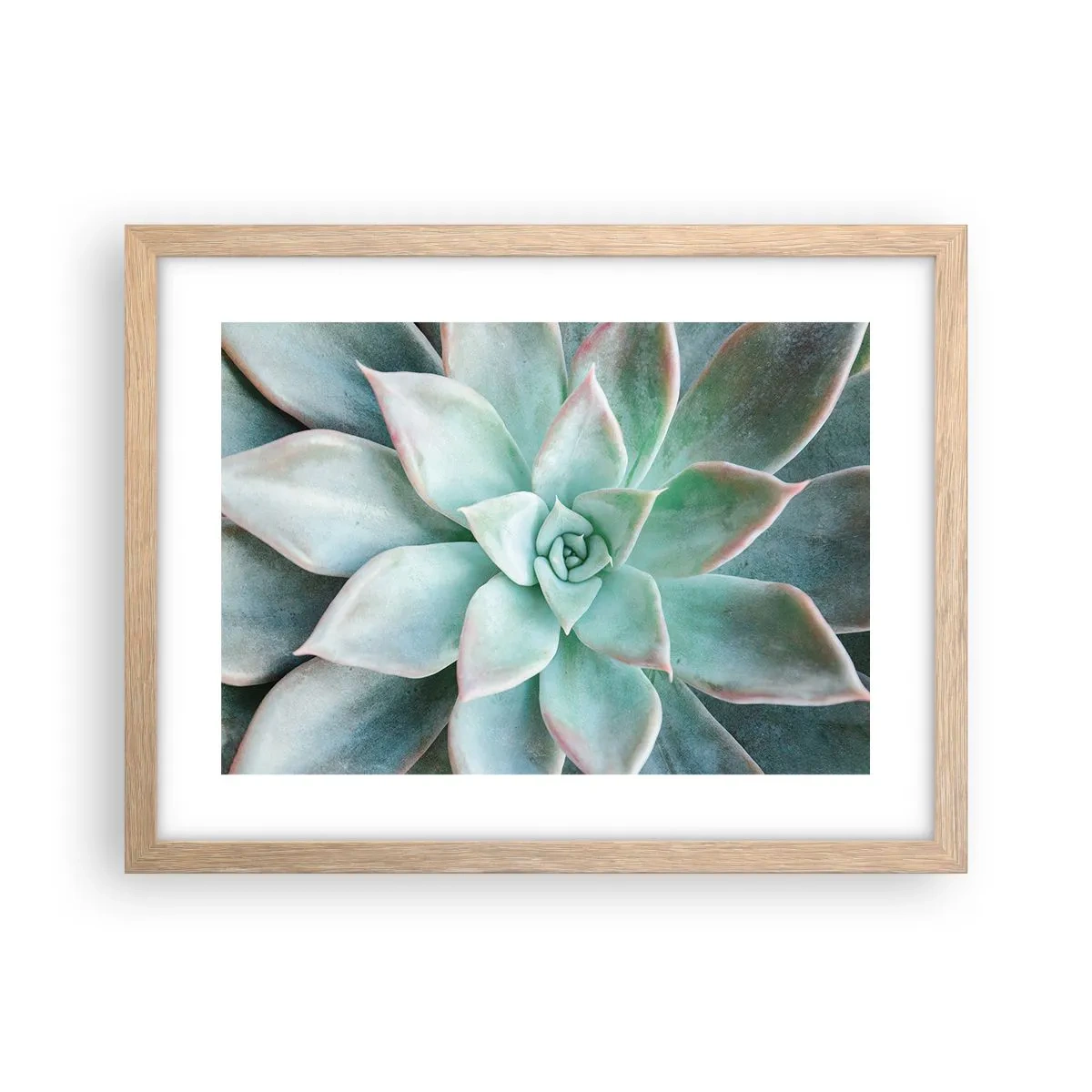 Poster in einem Rahmen aus heller Eiche - Das Herz der Wüste - 40x30 cm