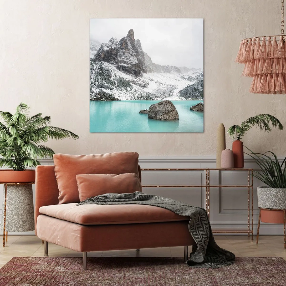 Bild auf Leinwand - Leinwandbild - Auf der Hut - 70x70 cm
