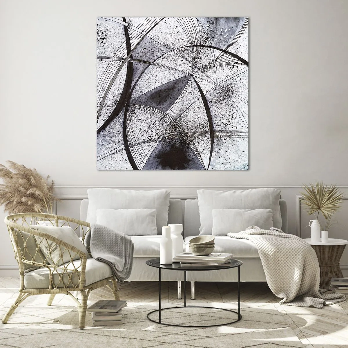 Glasbild - Bild auf glas - Futuristische Fantasie - 60x60 cm