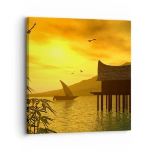 Bild auf Leinwand - Leinwandbild - Der ersehnte Frieden - 30x30 cm