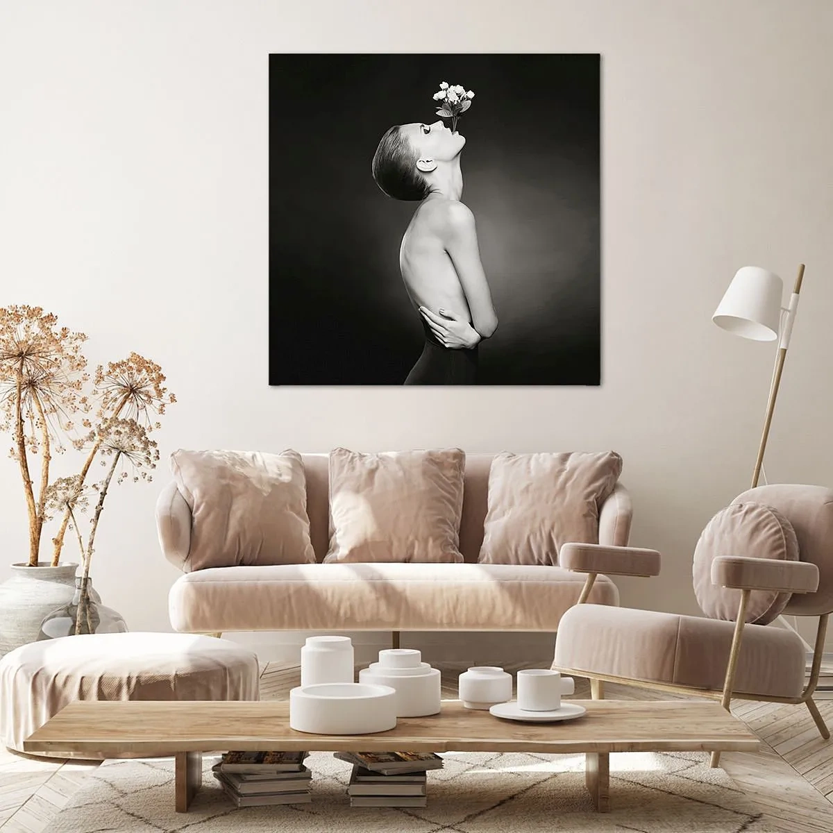 Bild auf Leinwand - Leinwandbild - Exzentrische Eleganz - 30x30 cm