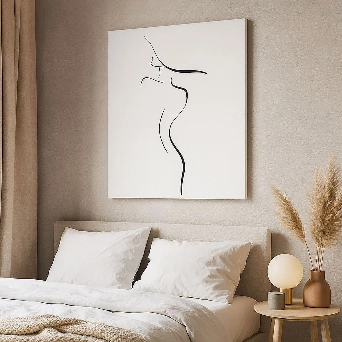 Bild auf Leinwand - Leinwandbild - Flüchtig wie eine Welle - 30x30 cm