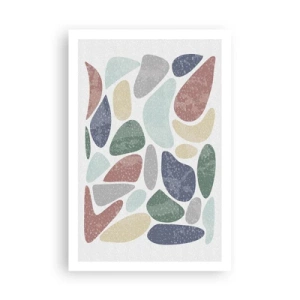 Poster - Mosaik aus pulverförmigen Farben - 61x91 cm