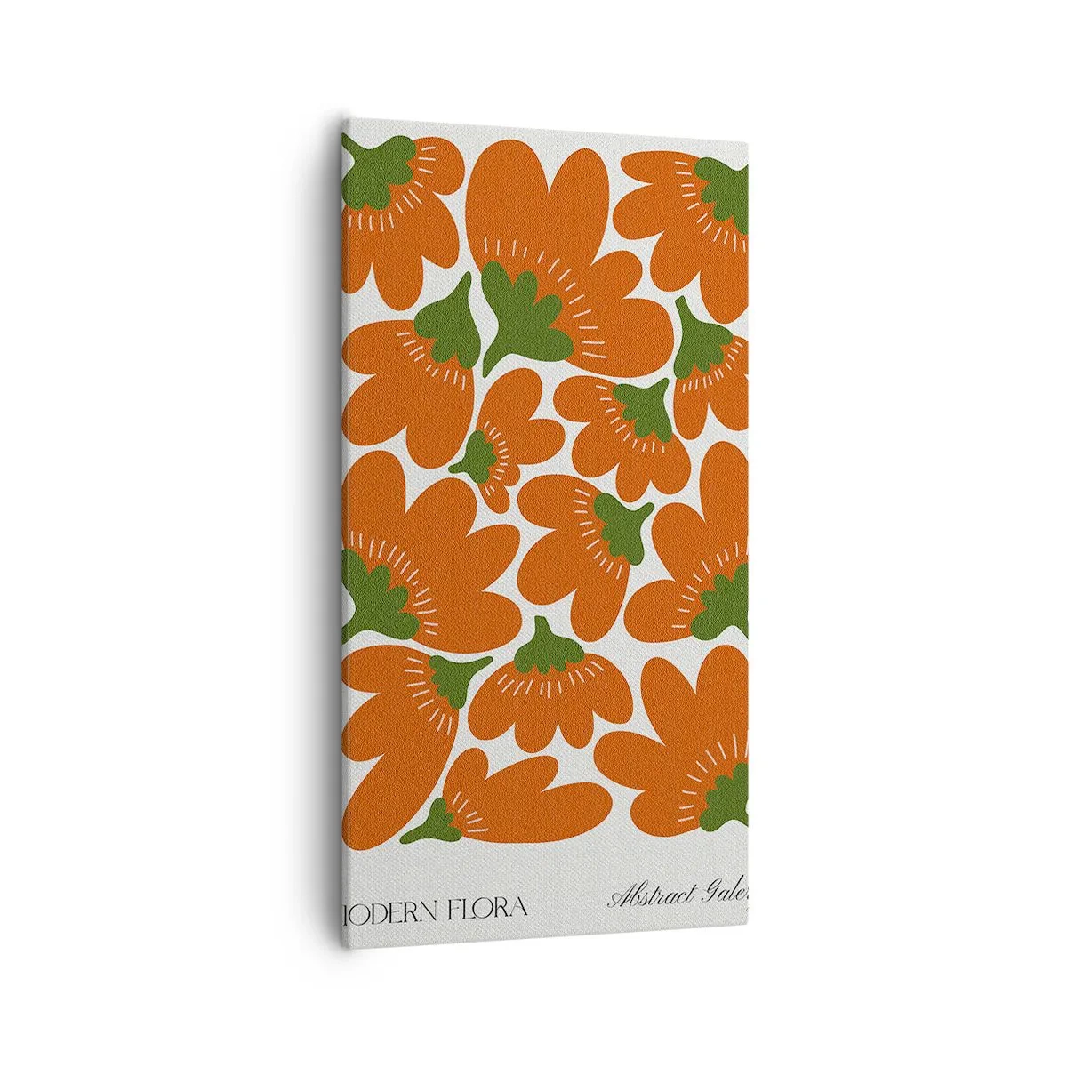 Bild auf Leinwand - Leinwandbild - Aus dem Leben der Blumen - 55x100 cm