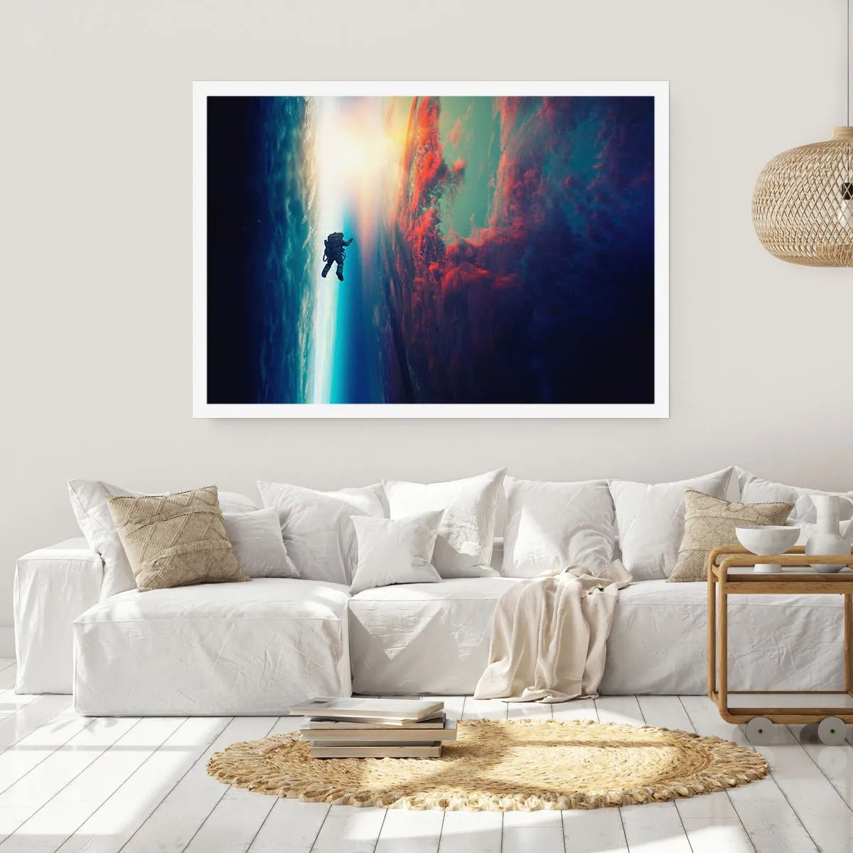Poster - Sich dem Universum stellen - 91x61 cm