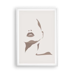 Poster in einem weißen Rahmen - Aus Licht und Schatten - 70x100 cm