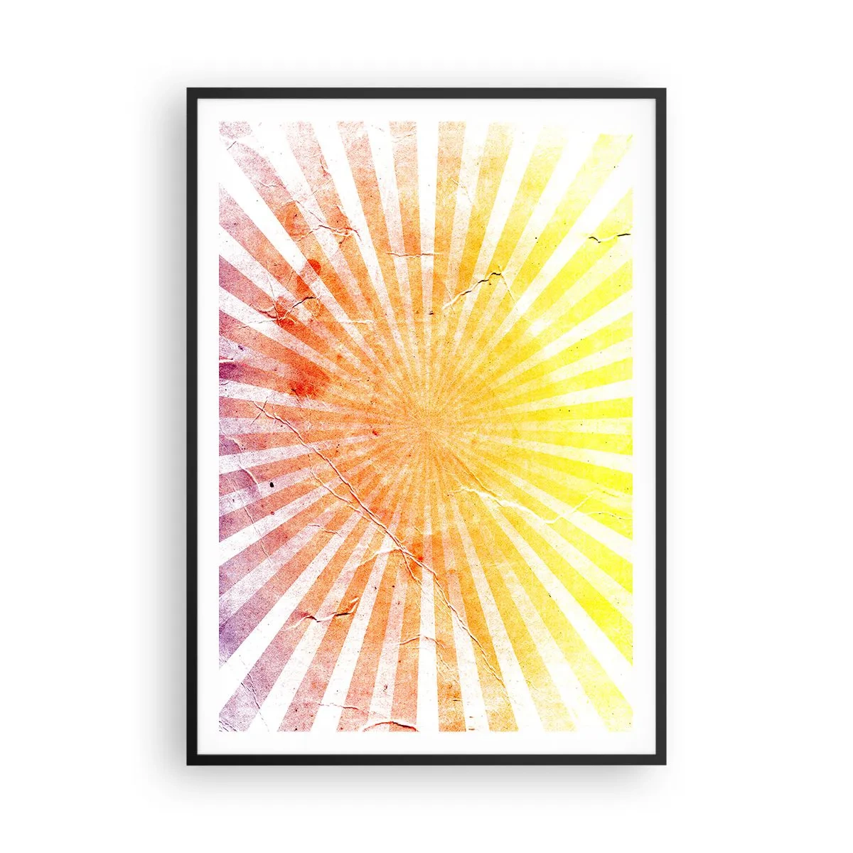 Poster in einem schwarzem Rahmen - Sonnenaufgänge und Sonnenuntergänge - 70x100 cm