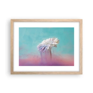 Poster in einem Rahmen aus heller Eiche - Blumenunterwelt - 40x30 cm