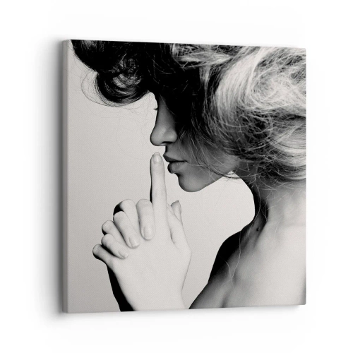 Bild auf Leinwand - Leinwandbild - Auf sich selbst hören - 30x30 cm