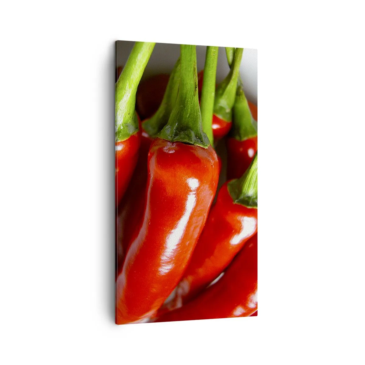 Bild auf Leinwand - Leinwandbild - Saftig, glänzend, glatt - 45x80 cm