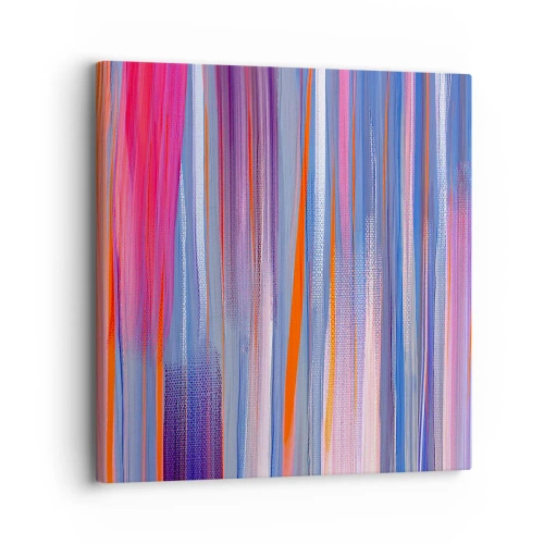 Bild auf Leinwand - Leinwandbild - Aufstieg zum Regenbogen - 30x30 cm