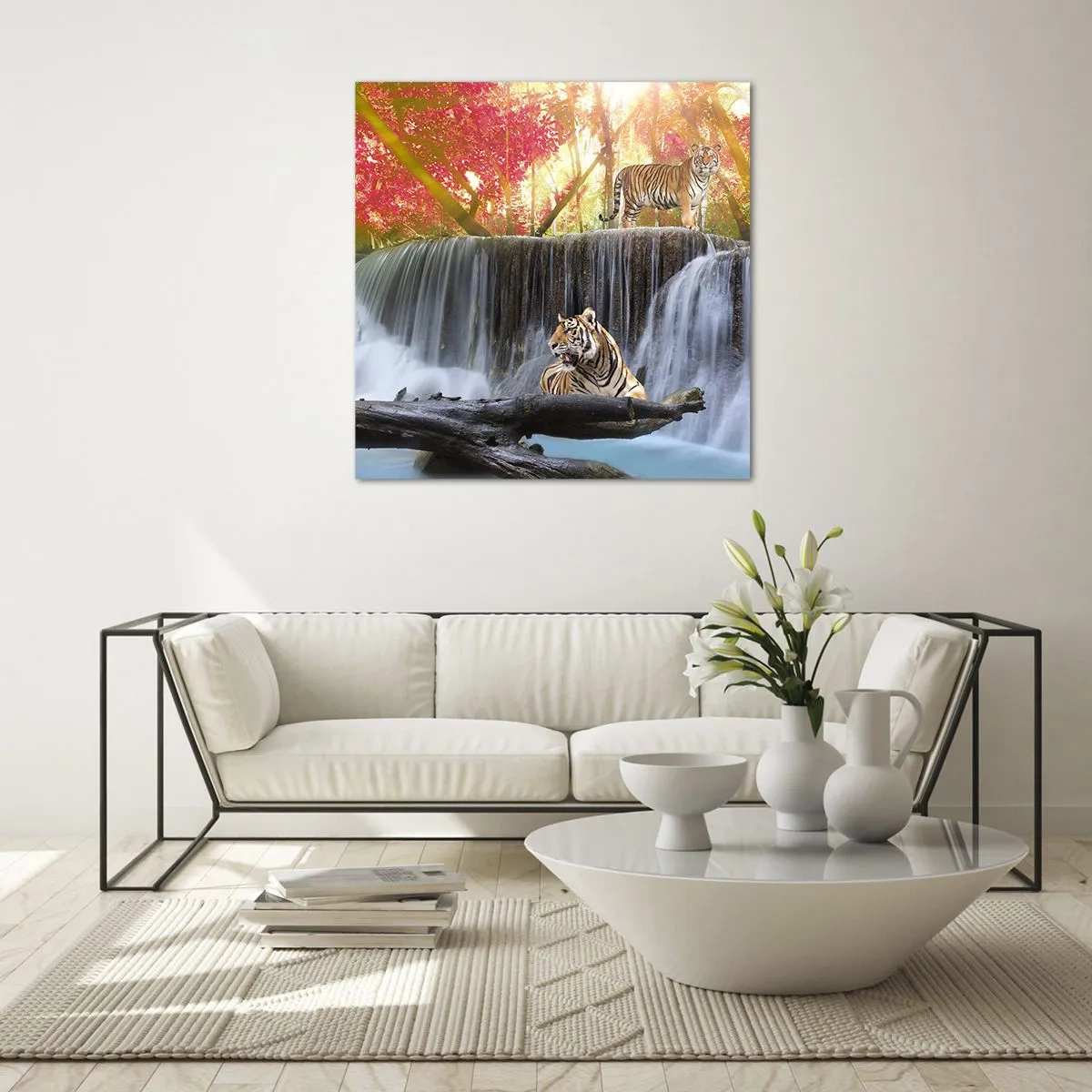 Glasbild - Bild auf glas - Surreale Landschaft - 60x60 cm