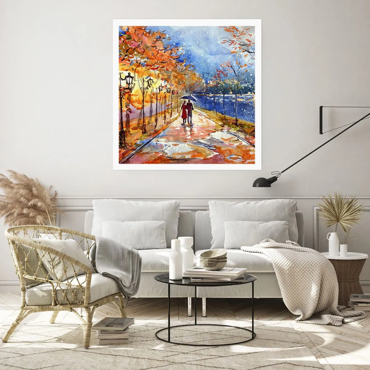 Poster - Gemeinsam bis an die Grenze der Zeit - 50x50 cm