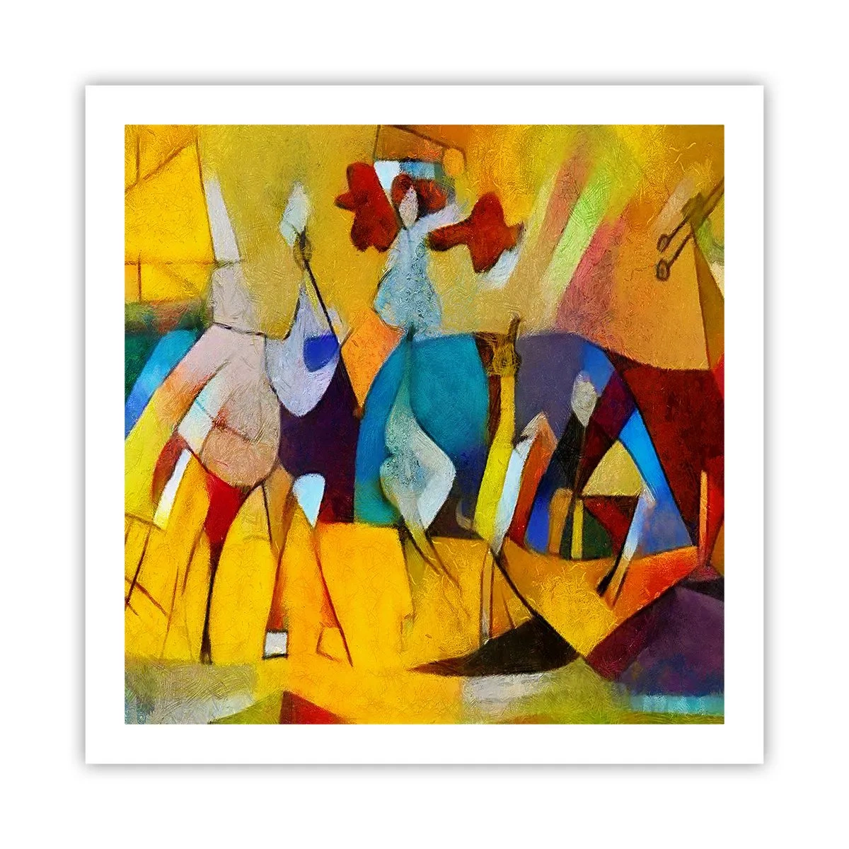 Poster - Sonne - Leben - Freude - 60x60 cm