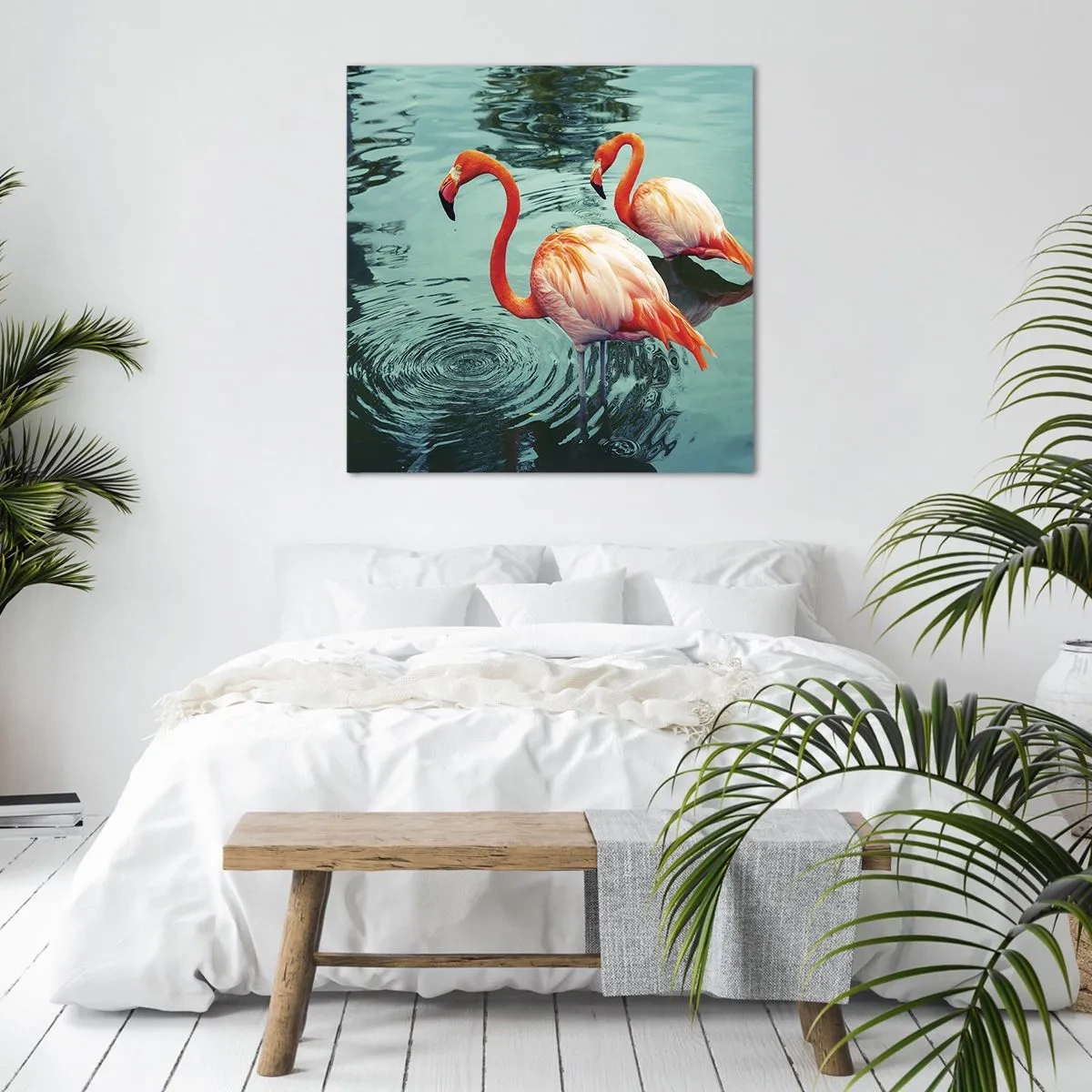 Bild auf Leinwand - Leinwandbild - Wir sind jetzt in Mode - 60x60 cm