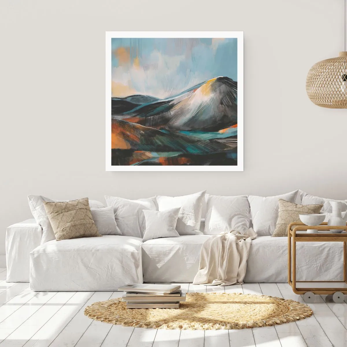 Poster - Roh und schön - 40x40 cm