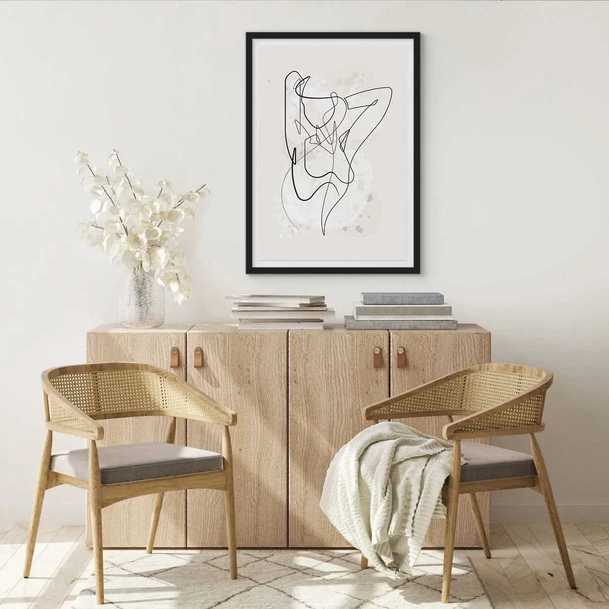 Poster in einem schwarzem Rahmen - Die Kunst der Verführung - 61x91 cm