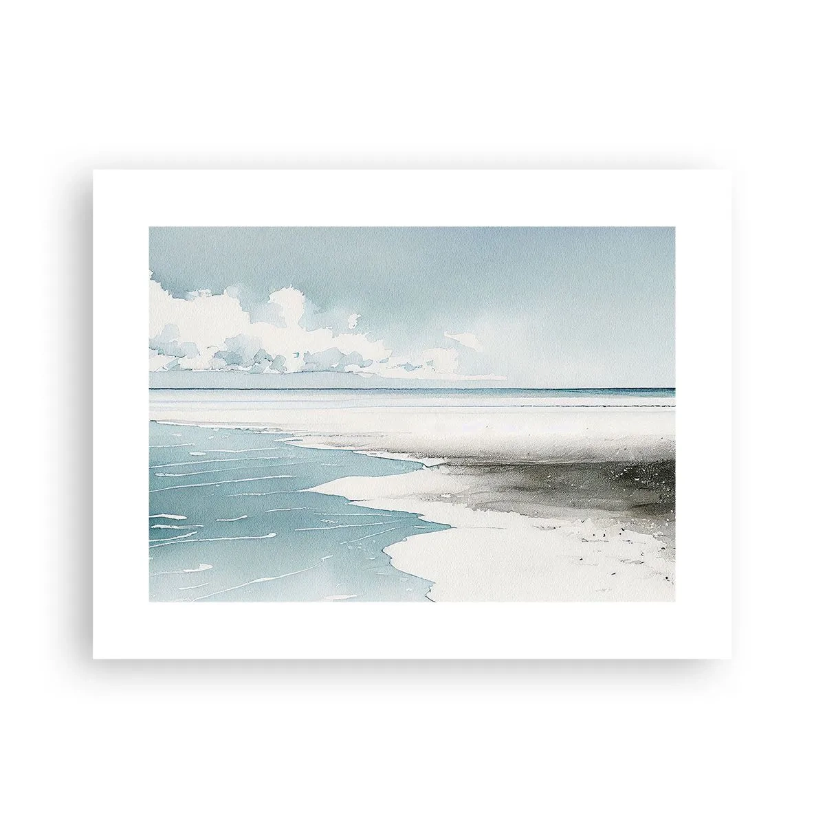 Poster - Sanfte Flut - 40x30 cm