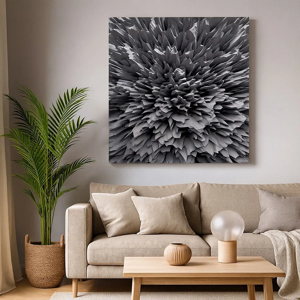 Bild auf Leinwand - Leinwandbild - Härter kann es nicht werden - 30x30 cm