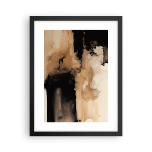 Poster in einem schwarzem Rahmen - Faszinierende Abstraktion - 30x40 cm