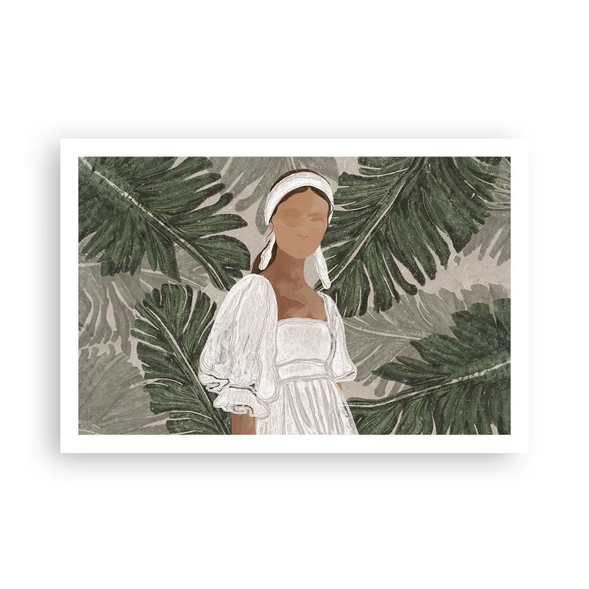 Poster - Exotisches Porträt - 91x61 cm