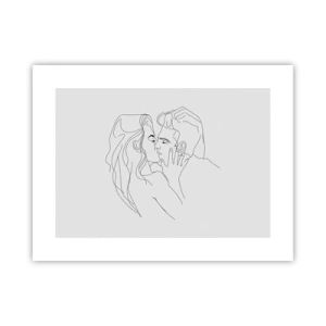 Poster - Dieselbe Linie - 40x30 cm