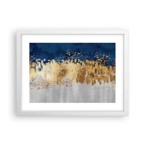 Poster in einem weißen Rahmen - Moderne Komposition mit Glanz - 40x30 cm