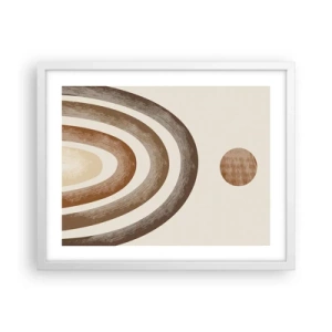 Poster in einem weißen Rahmen - In einer weit entfernten Galaxie - 50x40 cm