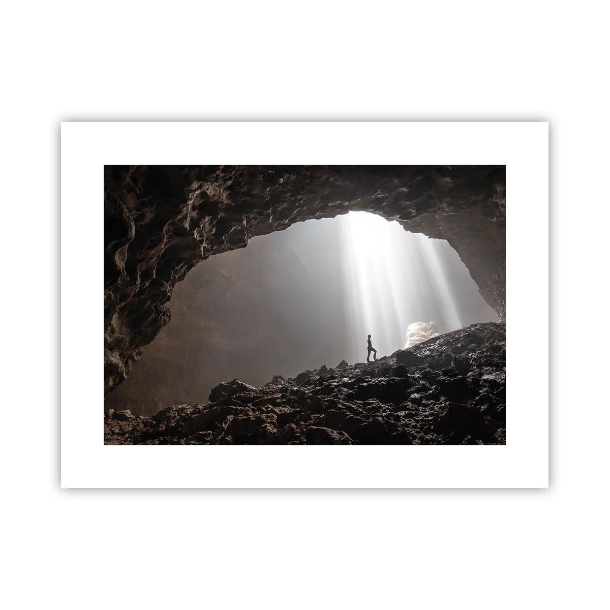 Poster - Die leuchtende Grotte - 40x30 cm