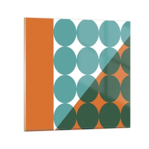 Glasbild - Bild auf glas - Nach oben und schräg - 40x40 cm