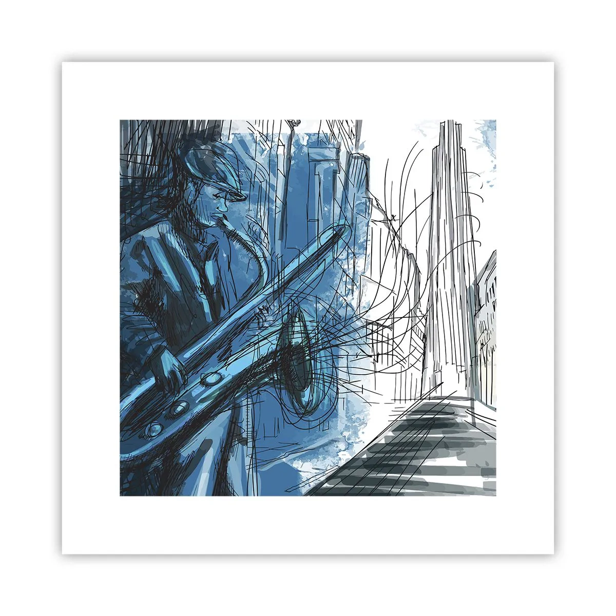 Poster - Urbane Rhapsodie - 30x30 cm