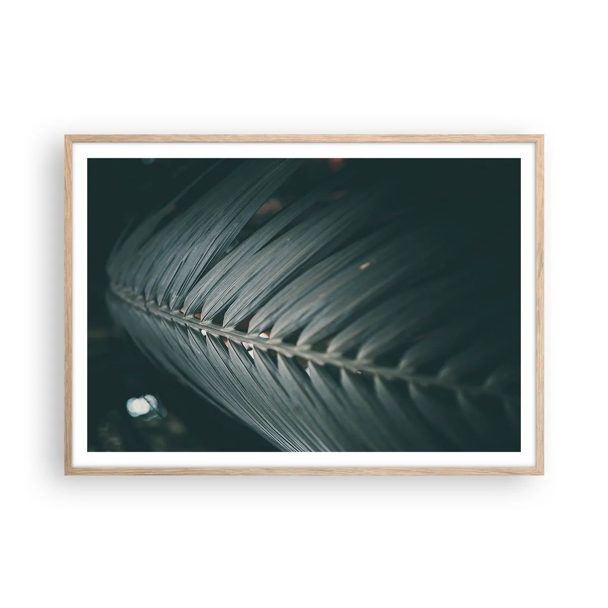 Poster in einem Rahmen aus heller Eiche - Die Präzision der Natur - 100x70 cm