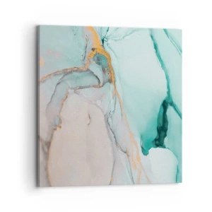 Bild auf Leinwand - Leinwandbild - Ein Tanz der Formen und Farben - 70x70 cm