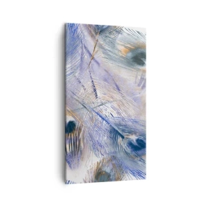 Bild auf Leinwand - Leinwandbild - Pfau-Komposition - 45x80 cm