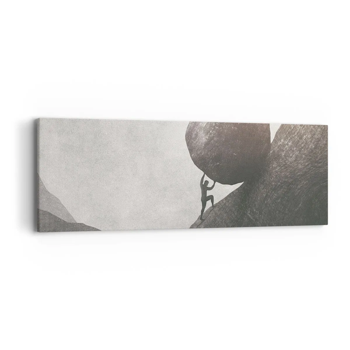 Bild auf Leinwand - Leinwandbild - Ich glaube wider alle Hoffnung - 90x30 cm