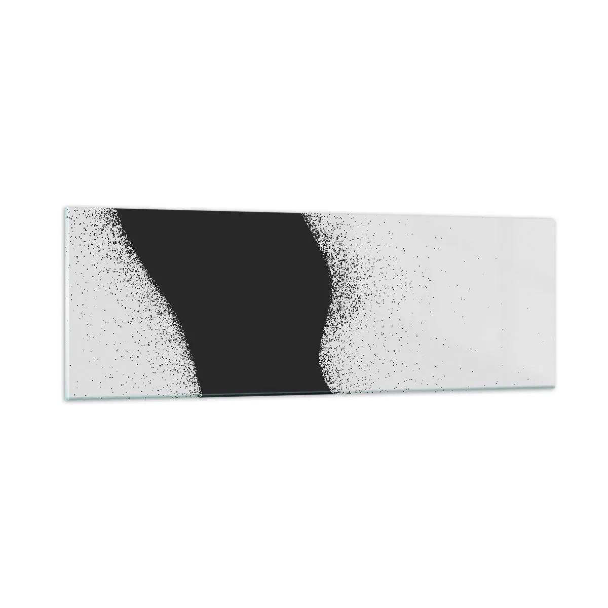 Glasbild - Bild auf glas - Flüssiges Gleichgewicht - 90x30 cm