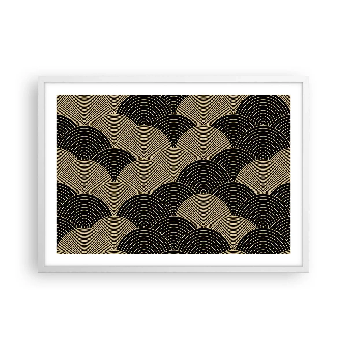 Poster in einem weißen Rahmen - Einheit in der Vielfalt - 70x50 cm