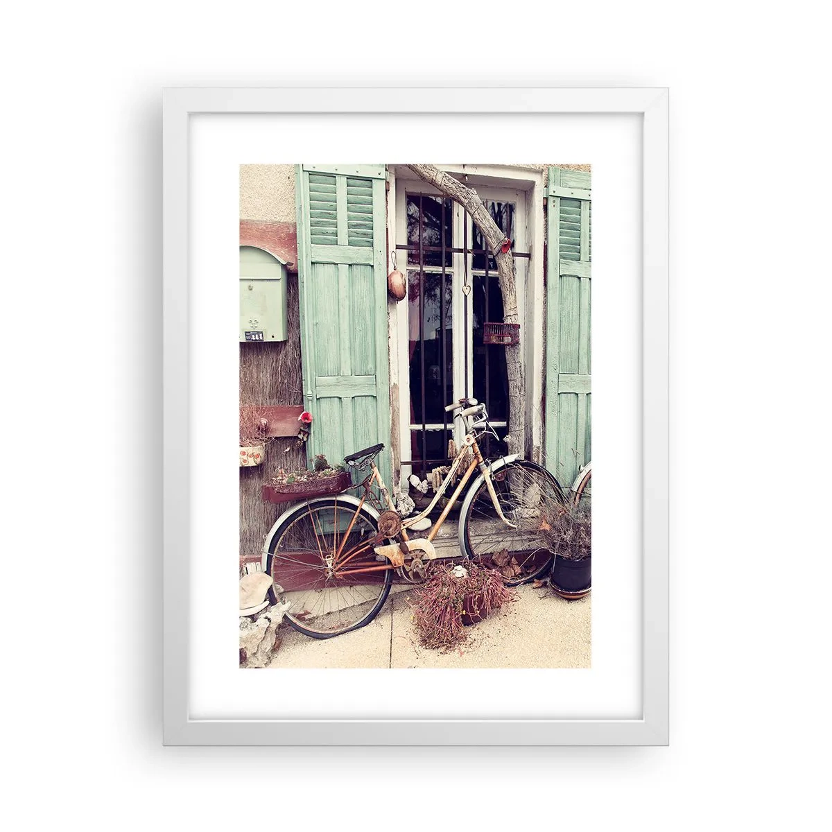 Poster in einem weißen Rahmen - Es lebe die Provinz - 30x40 cm