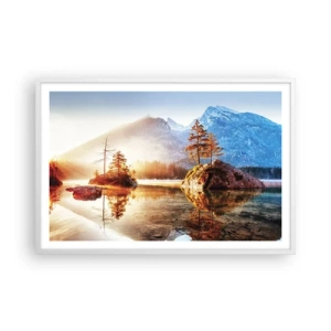 Poster in einem weißen Rahmen - Natur in neuem Licht - 91x61 cm