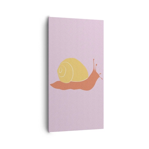 Bild auf Leinwand - Leinwandbild - Es gibt keine Eile - 65x120 cm