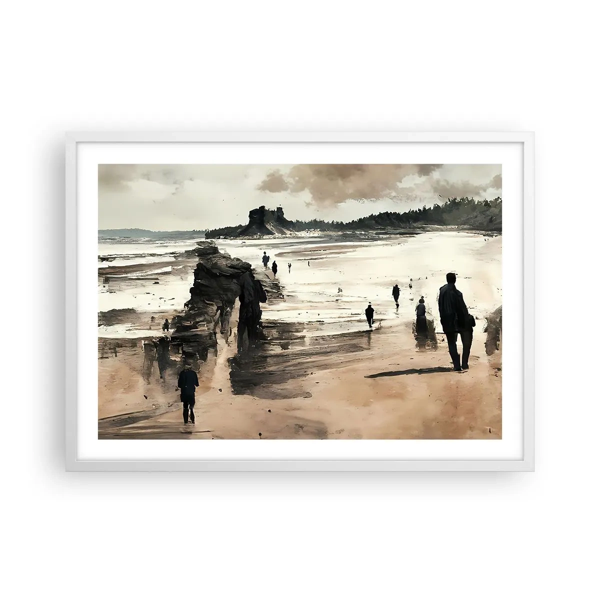 Poster in einem weißen Rahmen - Einberufen - 70x50 cm