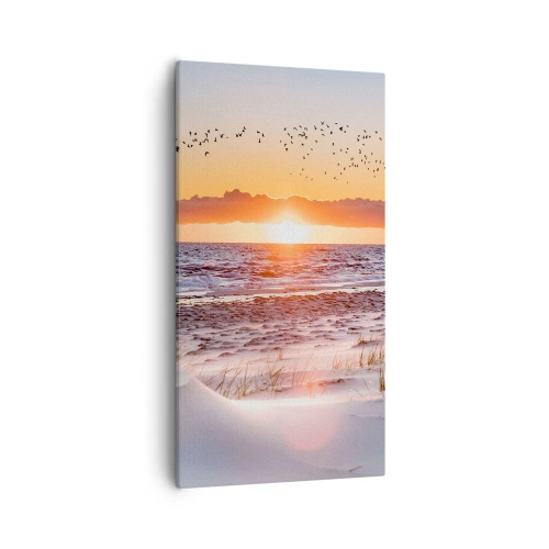 Bild auf Leinwand - Leinwandbild - Horizontale Landschaft - 55x100 cm