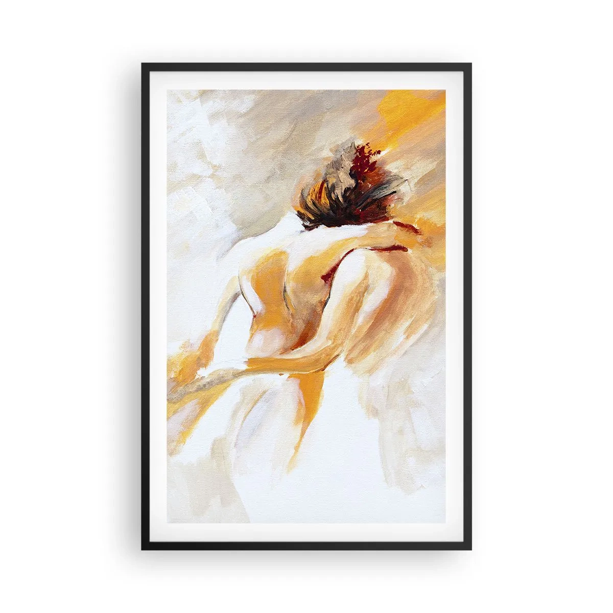 Poster in einem schwarzem Rahmen - Am Himmel der Nähe - 61x91 cm