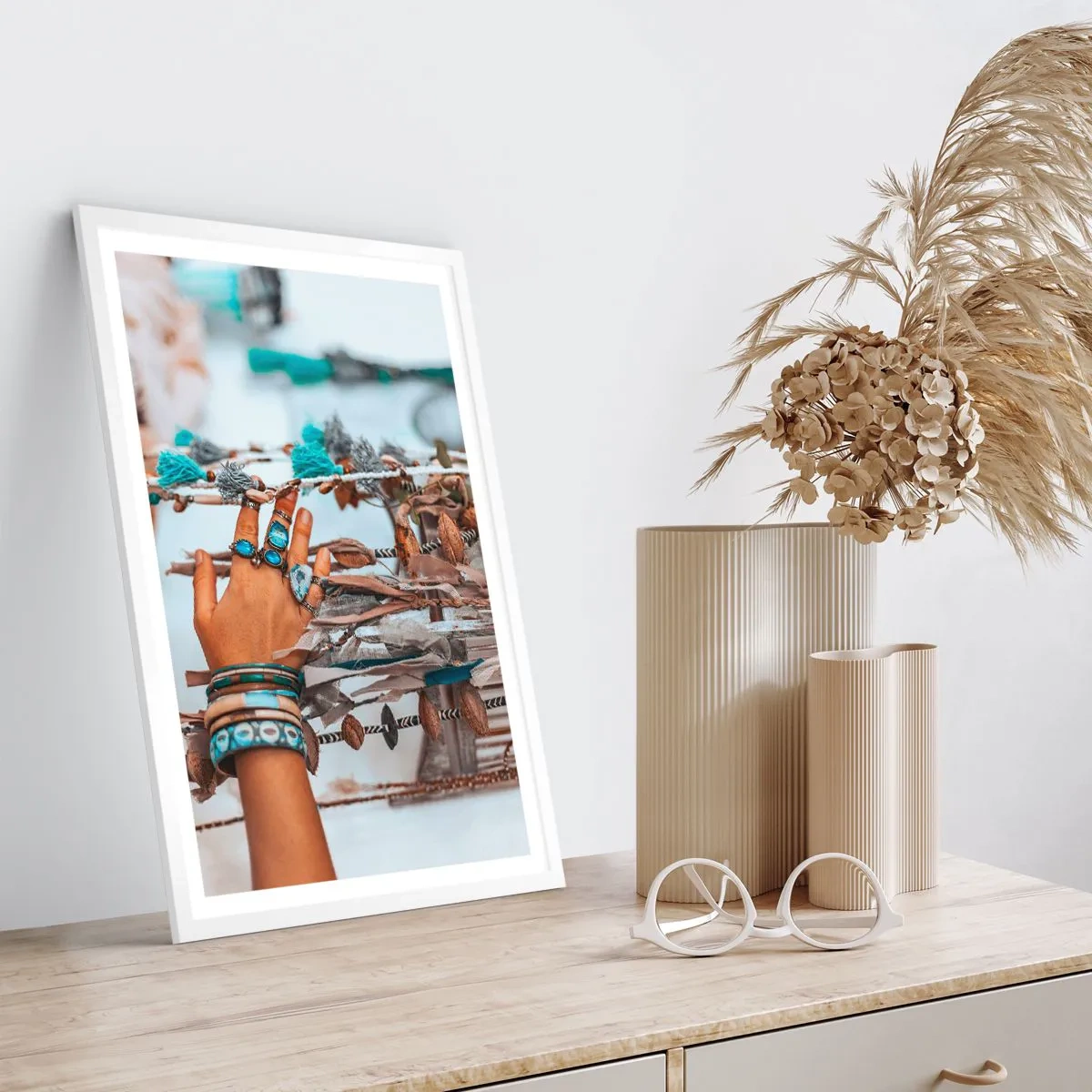 Poster in einem weißen Rahmen - Lokale Schätze - 50x70 cm