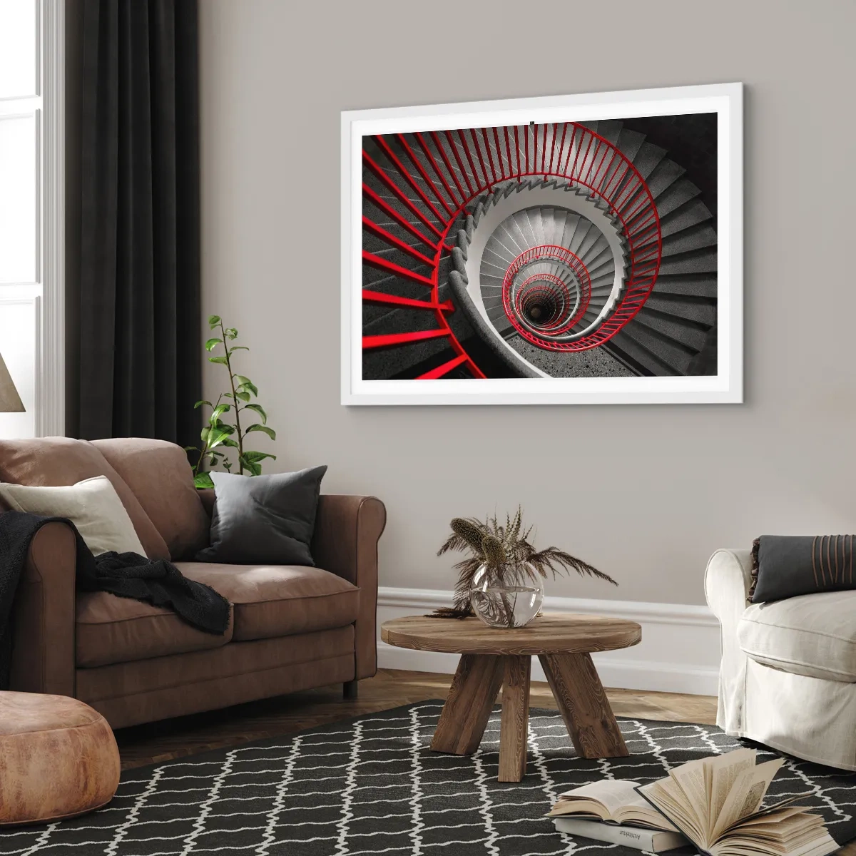 Poster in einem weißen Rahmen - Architekturspaß - 40x30 cm