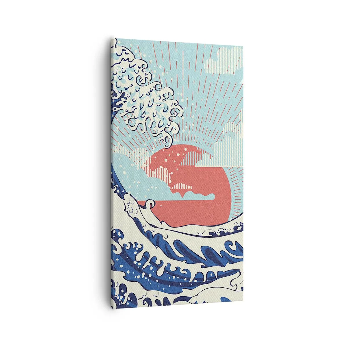 Bild auf Leinwand - Leinwandbild - Von japanischer Inspiration - 55x100 cm