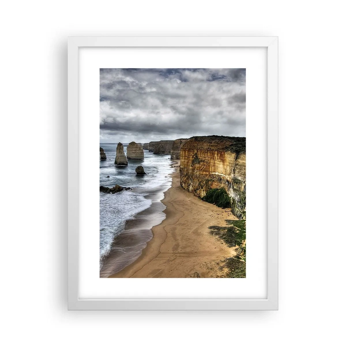 Poster in einem weißen Rahmen - Rohe Schönheit - 30x40 cm