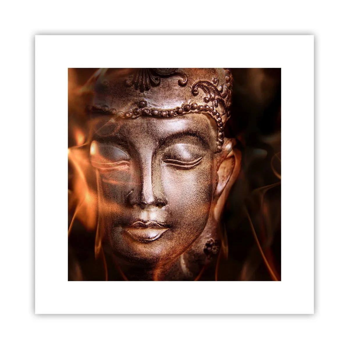 Poster - Es existiert nur hier und jetzt - 30x30 cm