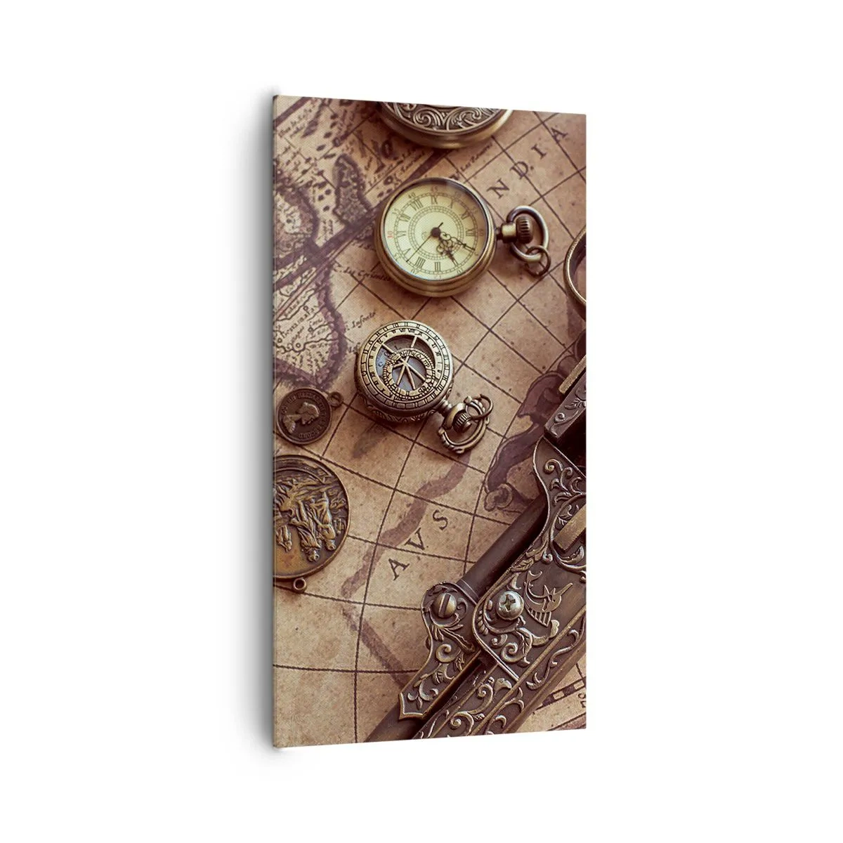 Bild auf Leinwand - Leinwandbild - Das Abenteuer ruft - 65x120 cm