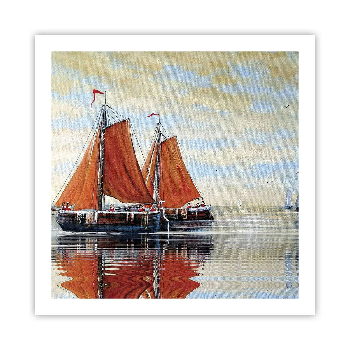 Poster - Hey, Segel, Matrose ... - 60x60 cm